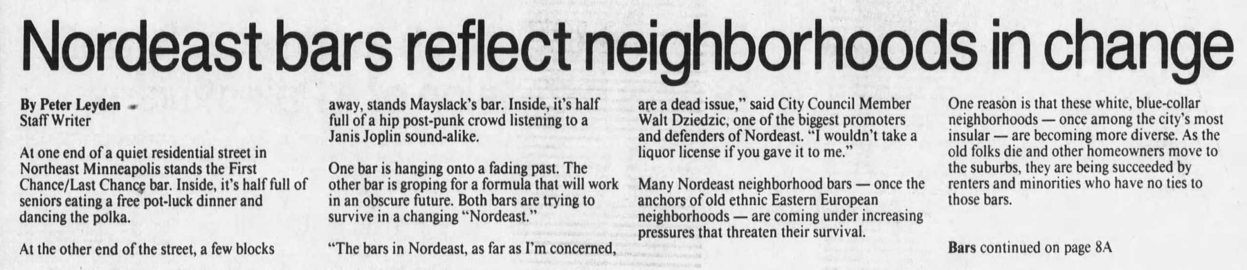 Star Tribune - Monday, March 25, 1991 - Page 1