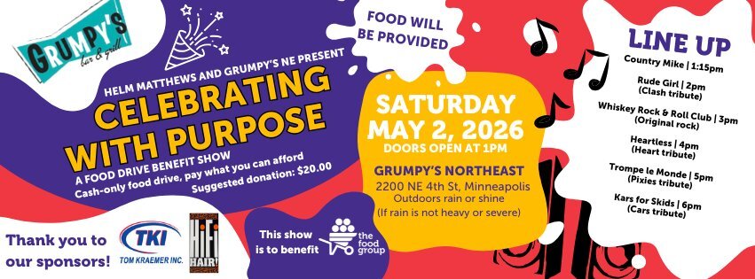 (20+) Celebrate with Purpose: A Food Drive Benefit Show